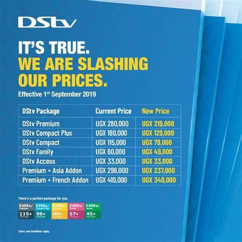 dstv subscription prices in uganda