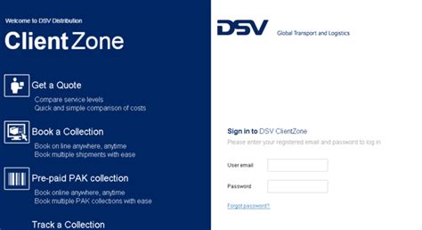 dsv clientzone download