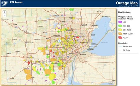 Dte Outage Map Romulus Mi