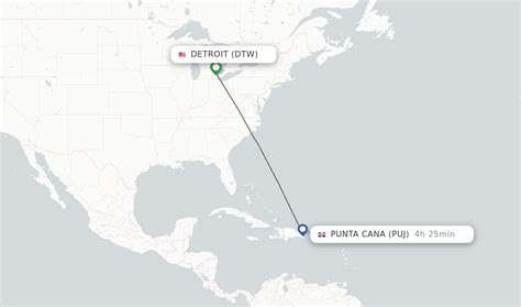 dtw to punta cana dominican republic flights