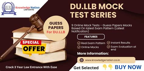 List Of Du Llb Mock Test Updated