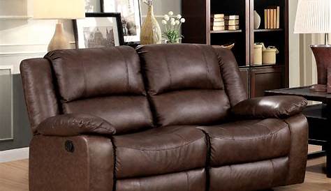 Sure Fit Brown Stretch Faux Leather Recliner Slipcover in Brown (As Is