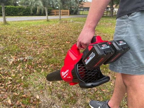 dual battery leaf blower