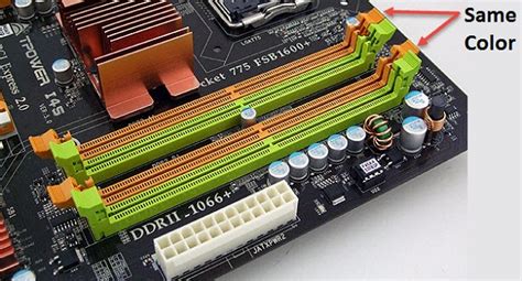 dual channel ddr2 memory slots