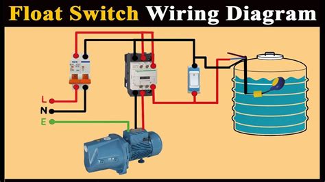 Float Switch Connection Diagram and Wiring with Water Pump ETechnoG