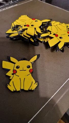 Dual Sided Printable Pikachu