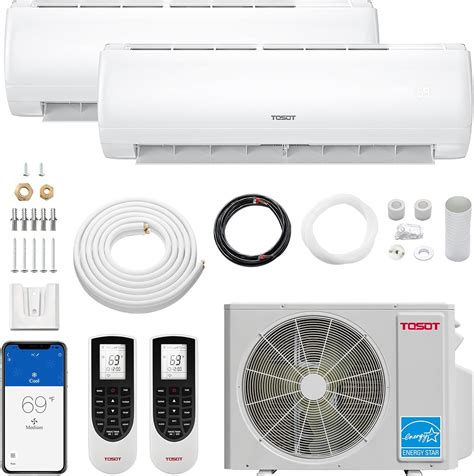 18000 BTU Dual Zone Ductless Mini Split Air