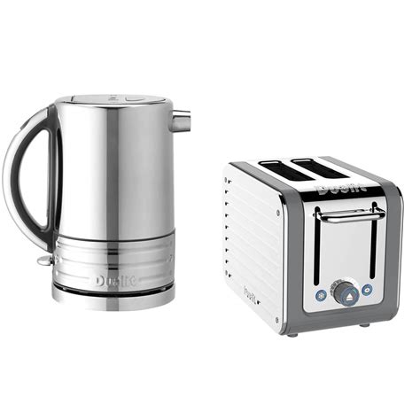 Dualit Architect Kettle And Toaster Set In Grey