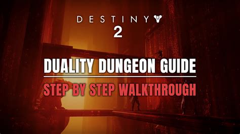 Duality Walkthrough Guide