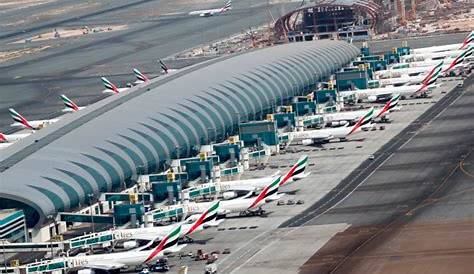 Air India flight landing at Dubai Airport YouTube