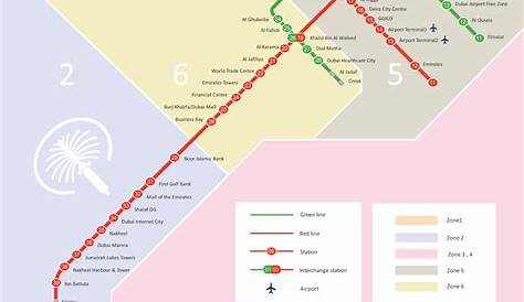 Download Dubai Metro Map PDF
