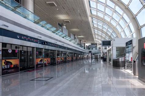 dubai airport terminal 3 metro station