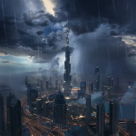 dubai artificial rain video