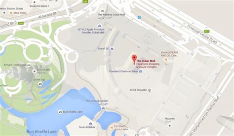 dubai hills mall location map