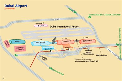 dubai international airport location