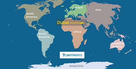 dubai is in which country and continent