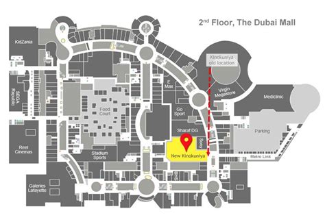 dubai mall shops map