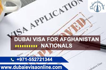 dubai visa for afghan nationals