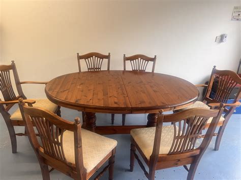 Ducal Pine Dining Table And Chairs