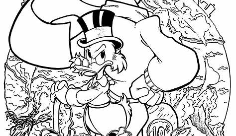 Duck Tales Characters For Kids Printable Free Coloring Pages