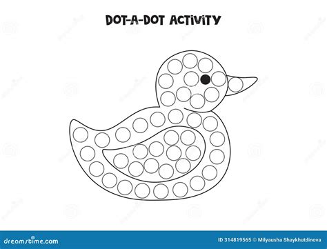 Duck Dot To Dot Printable