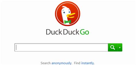 duck duck go error displaying search results