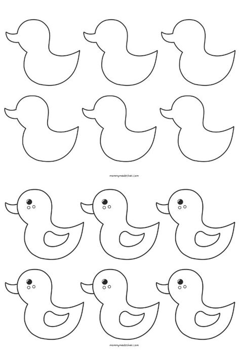 Duck Pattern Printable