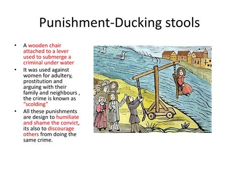 Ducking Stools Definition Law