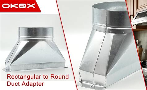 Duct Adapter Rectangular Round