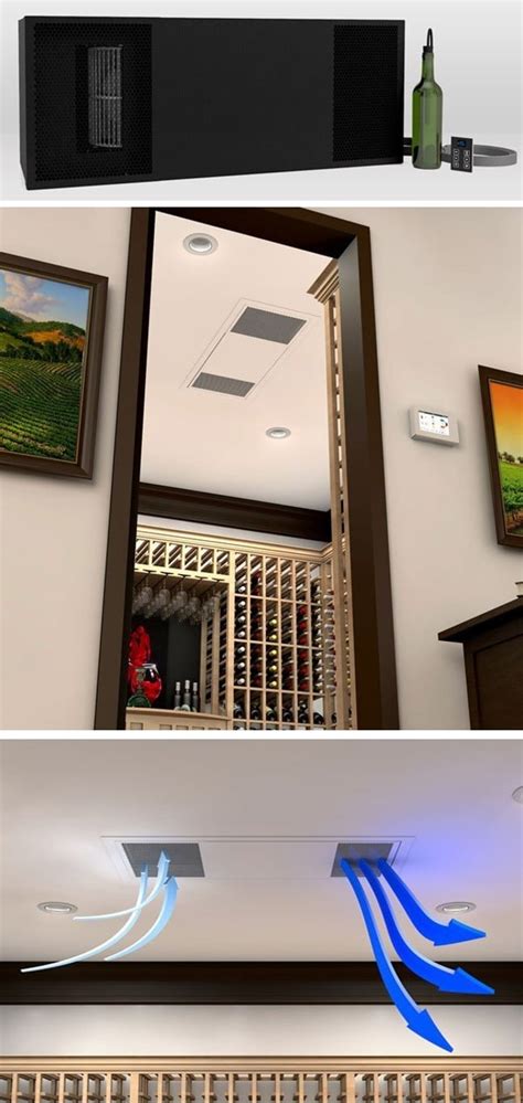 Ductless Wine Cooling System