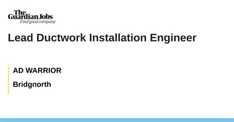 Ductwork Engineer Jobs