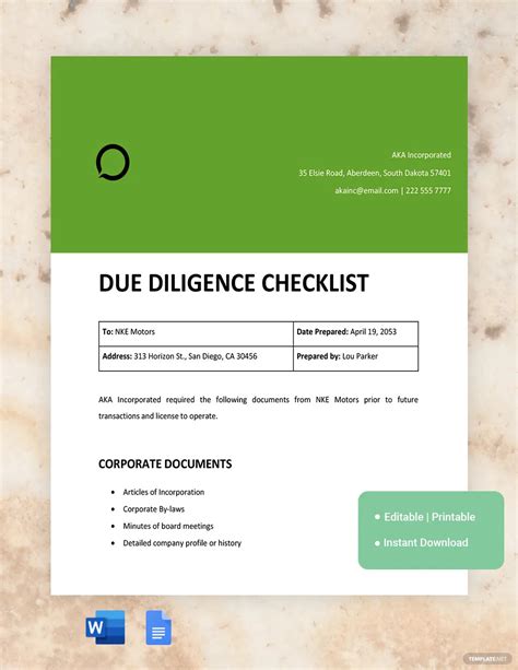 Due Diligence Worksafebc