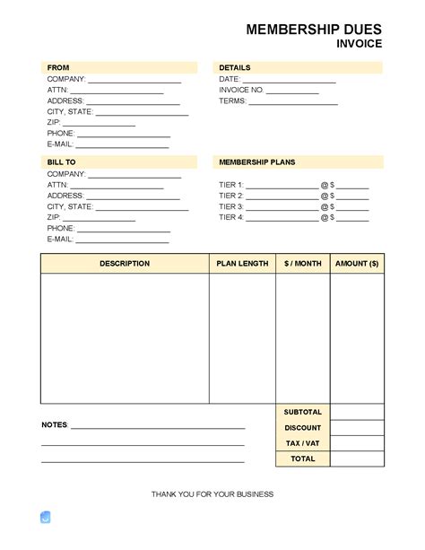 Sample Hoa Dues Invoice Template Invoice Resume Template