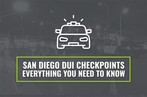 Dui Checkpoints San Diego