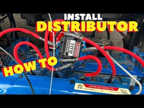 Dui Distributor Installation Instructions