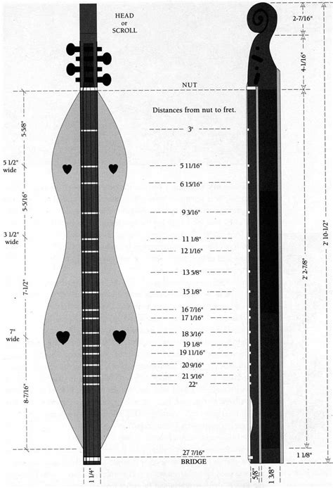 Dulcimer String Spacing