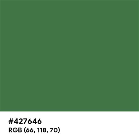 dull green colour code