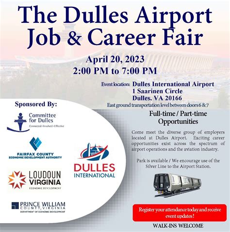 dulles airport job fair 2023