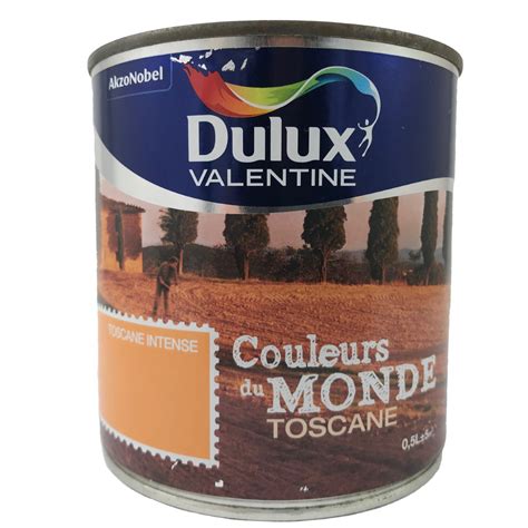 Peinture acryliqueprix bas monocouche couleur du Monde Dulux Valentine