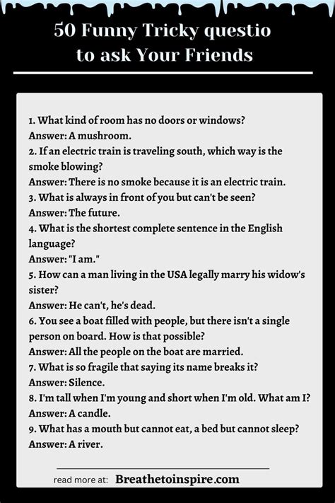 dumb questions to ask with answers