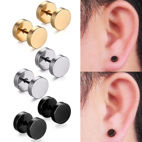 Dumbbell Piercing Earring