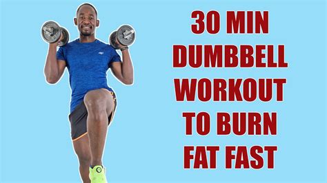 Dumbbells Routine To Burn Fat