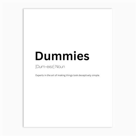 Dummies For Meaning