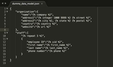 Dummy Json Object