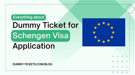 dummy ticket for schengen visa reddit