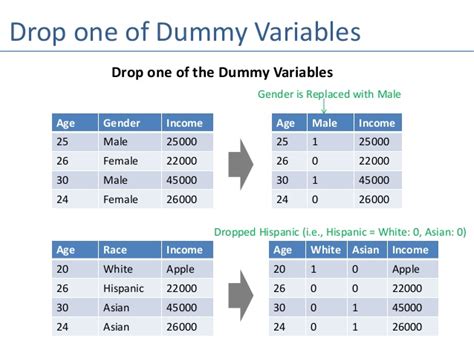 Dummy Variable Meaning