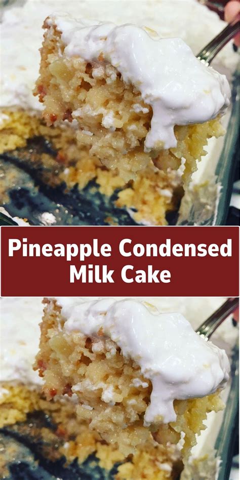 Dump Cake Using Condensed Milk