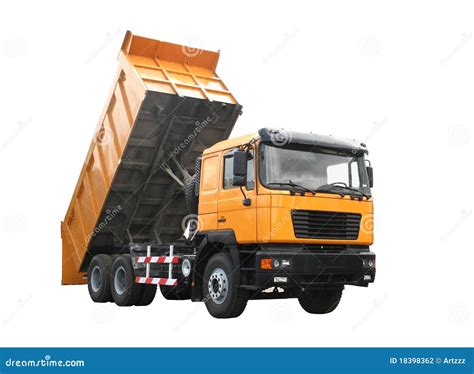 dump truck stock photo