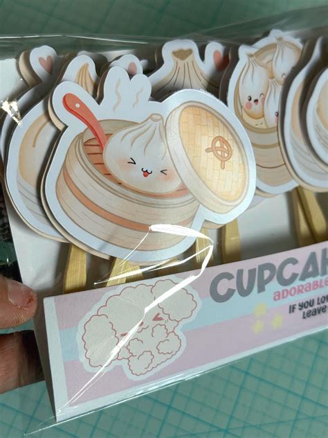 Dumpling Cupcake Topper
