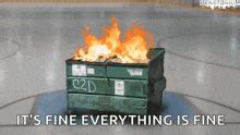 Dumpster fire